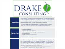 Tablet Screenshot of drakeconsult.com